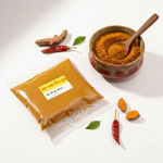 Bhaja Lanka and Jeera Powder 50gm made from roasted red chilli and cumin seeds, flavorful spice blend for enhancing traditional Indian recipes.