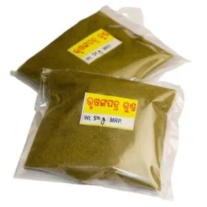 Aamahata India Curry Leaf Powder 50gm prepared from pure dried curry leaves, ideal for curries, chutneys, spice blends, and traditional cooking.