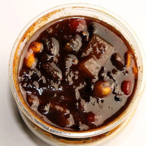 Aamahata India Navaratna Achar Sweet 500gm prepared using assorted fruits and vegetables with authentic spices for a delicious homemade-style pickle