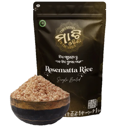 Rose matta Rice (Mugei Chaula) from Mayurbhanj, Odisha: A Comprehensive Insight into Health, Economy, and Farmer Empowerment. Rose matta Rice, locally known as Mugei Chaula, is a traditional rice variety cultivated in the serene landscapes of Mayurbhanj, Odisha. This unique and aromatic rice variety is not only a staple in the local cuisine but also holds rich potential in terms of health benefits, economic value, and the empowerment of farmers.