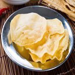 Aamahata India Tulsi Appalam Pampada 90gm prepared using a traditional recipe with quality ingredients, ideal as a crunchy papad for everyday meals or snacking.